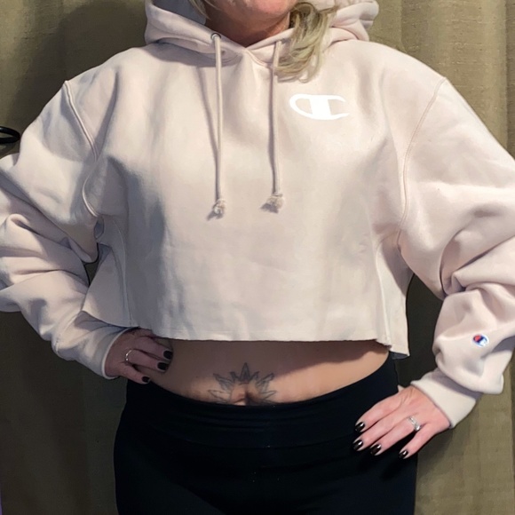 Champion Tops - Cropped Champion Hoodie